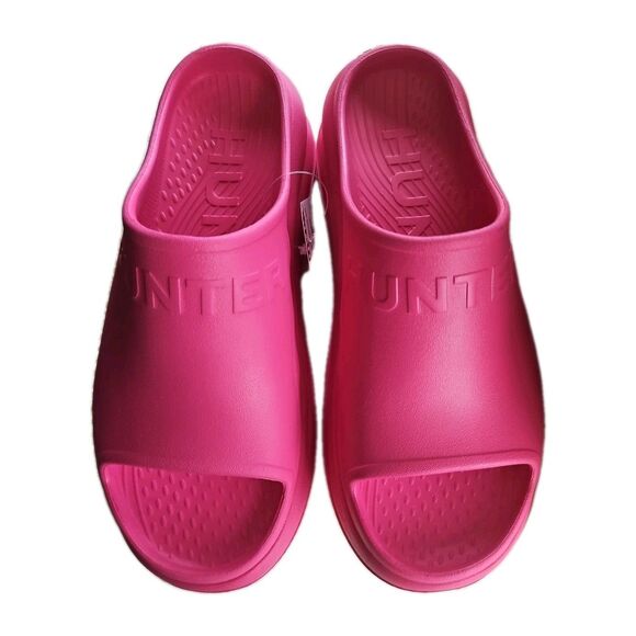 Hunter Haddie Pink  Platform Sandals NEW WITH TAGS SZ 9